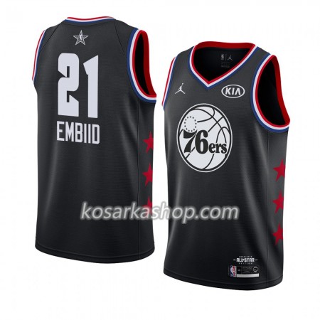 Dres Philadelphia 76ers Joel Embiid 21 2019 All-Star Jordan Brand Crna Swingman